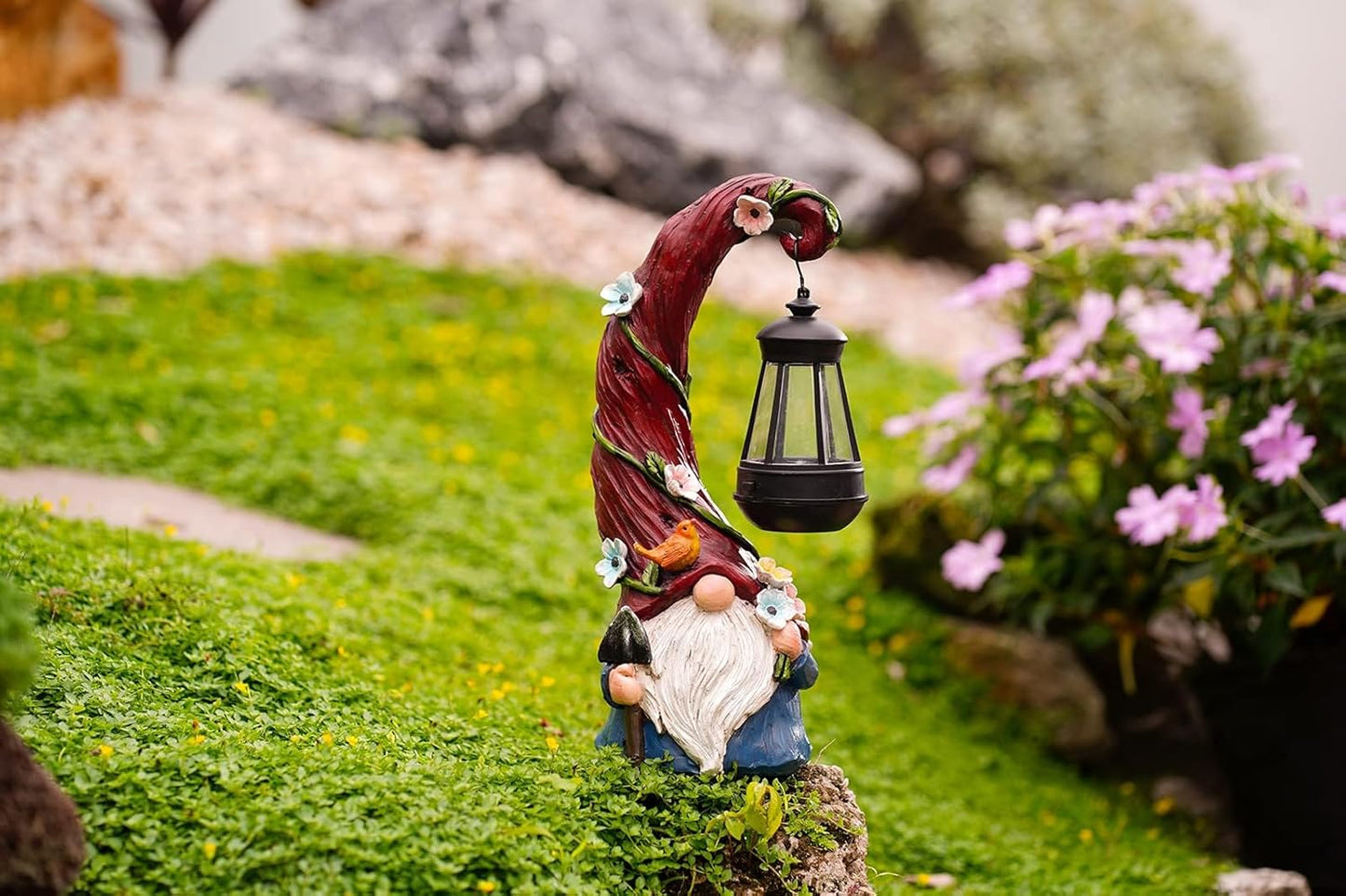 Creative Garden Gnome Decorative Lamp – Outdoor Patio & Balcony Ornament