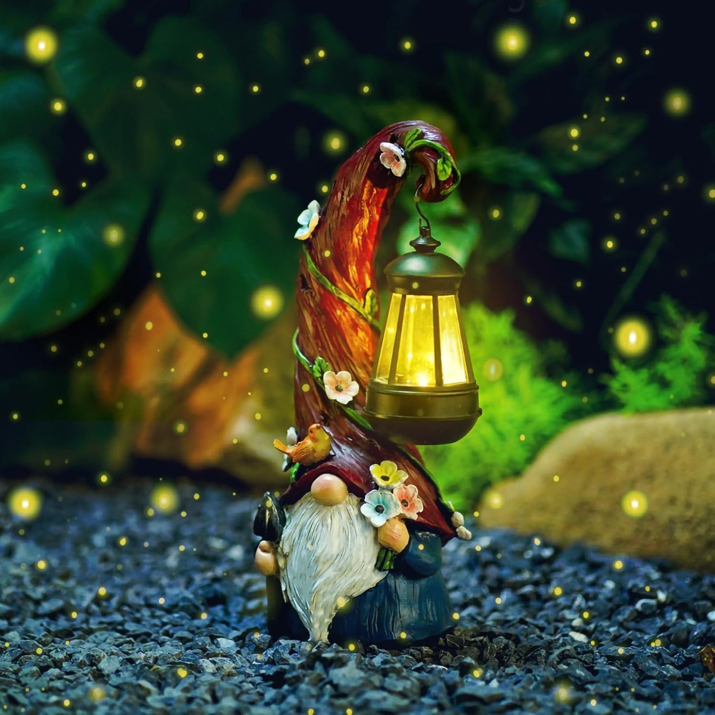 Creative Garden Gnome Decorative Lamp – Outdoor Patio & Balcony Ornament